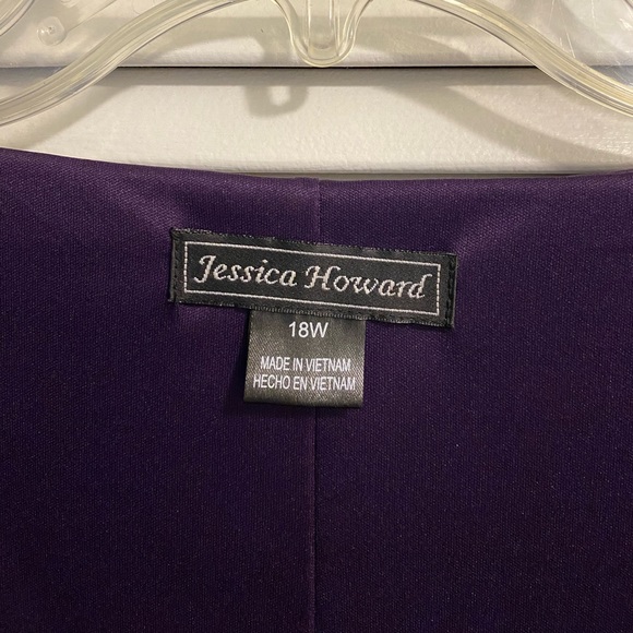 Formal Ruffle Knee Length Dress - Picture 2 of 3